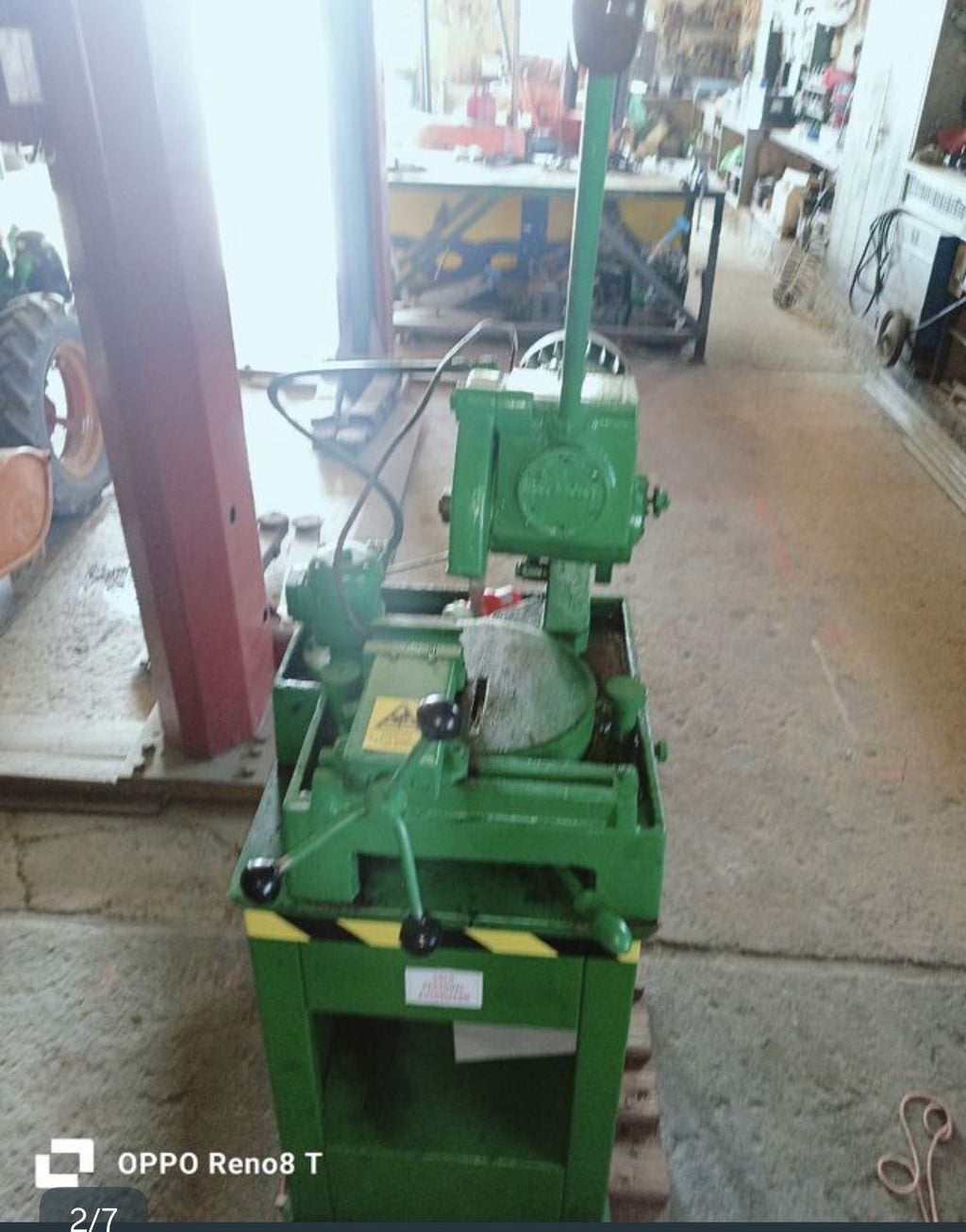 Sierra Tronzadora Industrial para Metal con Sistema de Taladrina