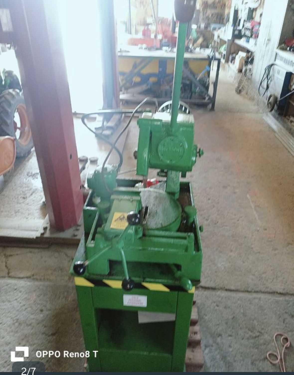Sierra Tronzadora Industrial para Metal con Sistema de Taladrina