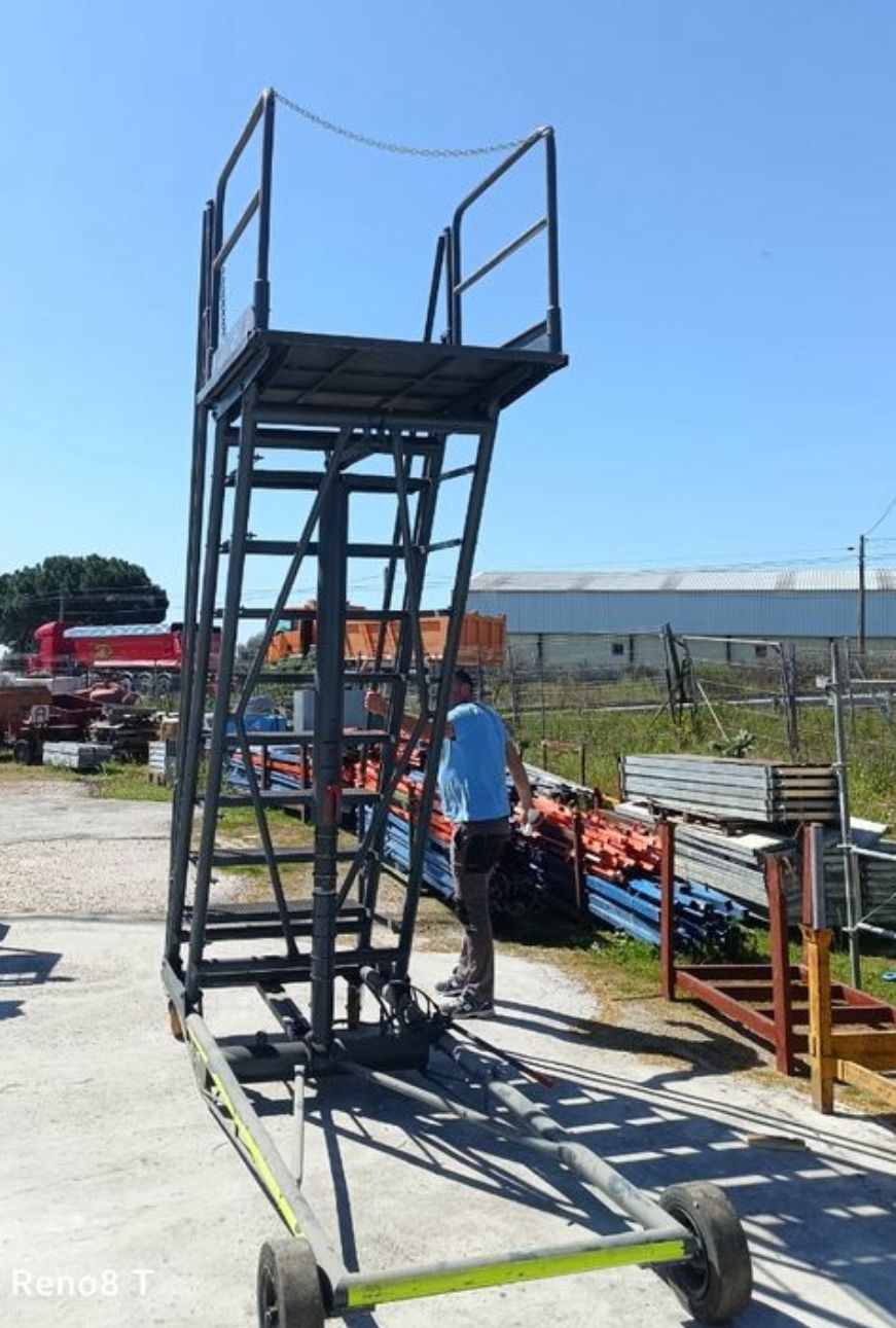 Plataforma Elevadora Manual 3,5m Hidráulica con Ruedas Profesional