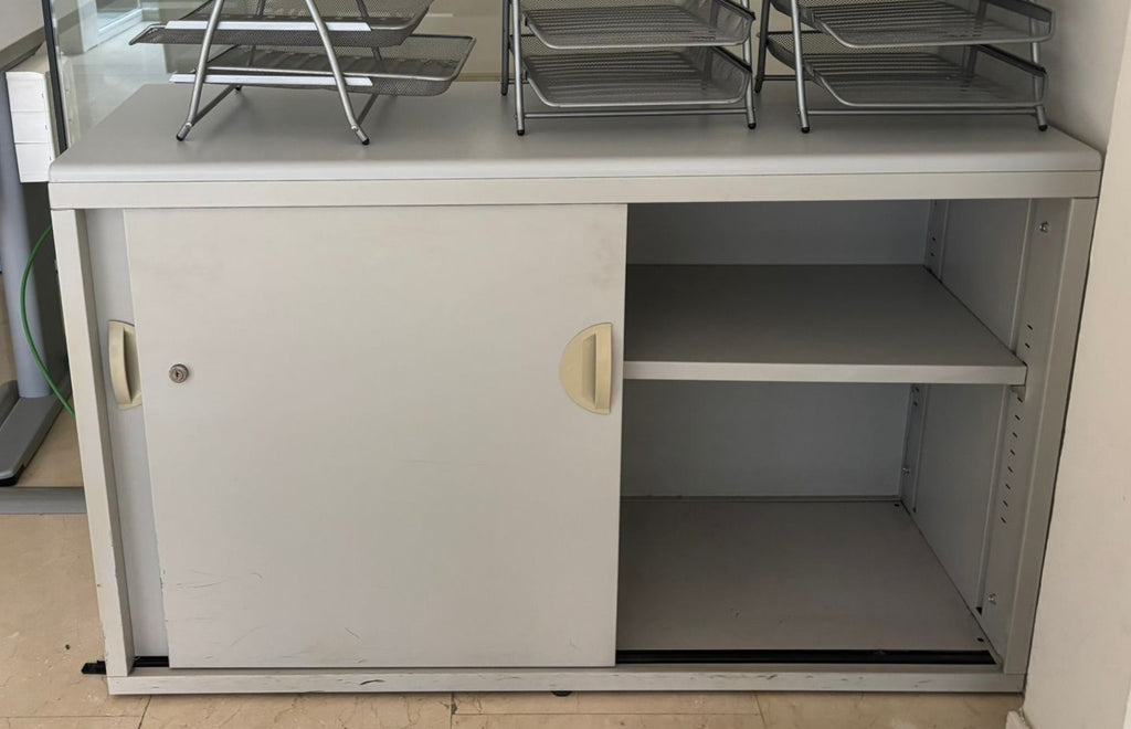 Armario Bajo Oficina Puertas Correderas 120x45cm