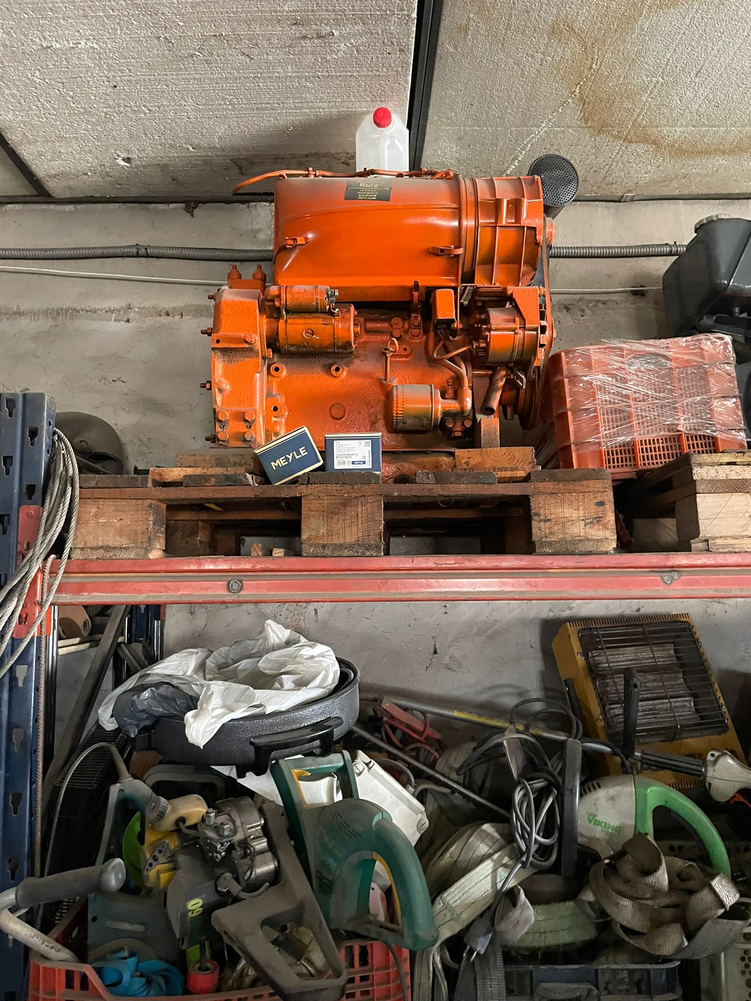 Motor diésel industrial DITER / MWM reacondicionado listo para montar