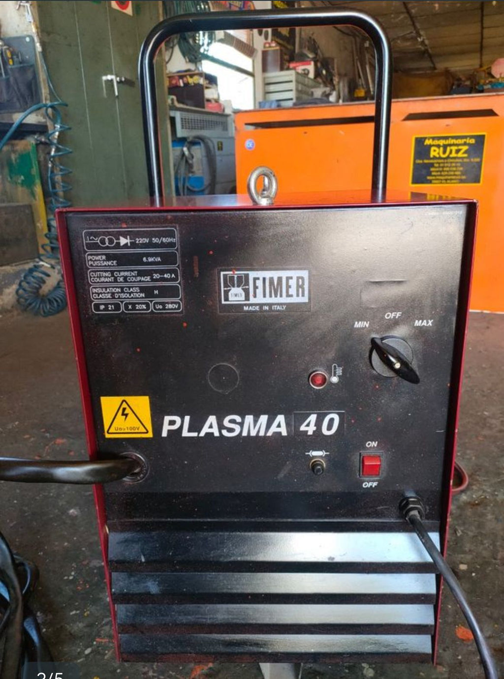 Cortadora de Plasma Fimer Plasma 40 – Edición Especial Liquidación por Jubilación