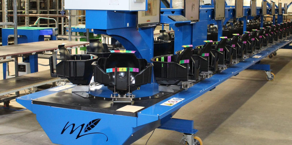 MAQUINA DE RAMOS MECAFLOR MBV 12M-16 | 1.200 Ramos/Hora | Producción Floral Industrial | Ocasión