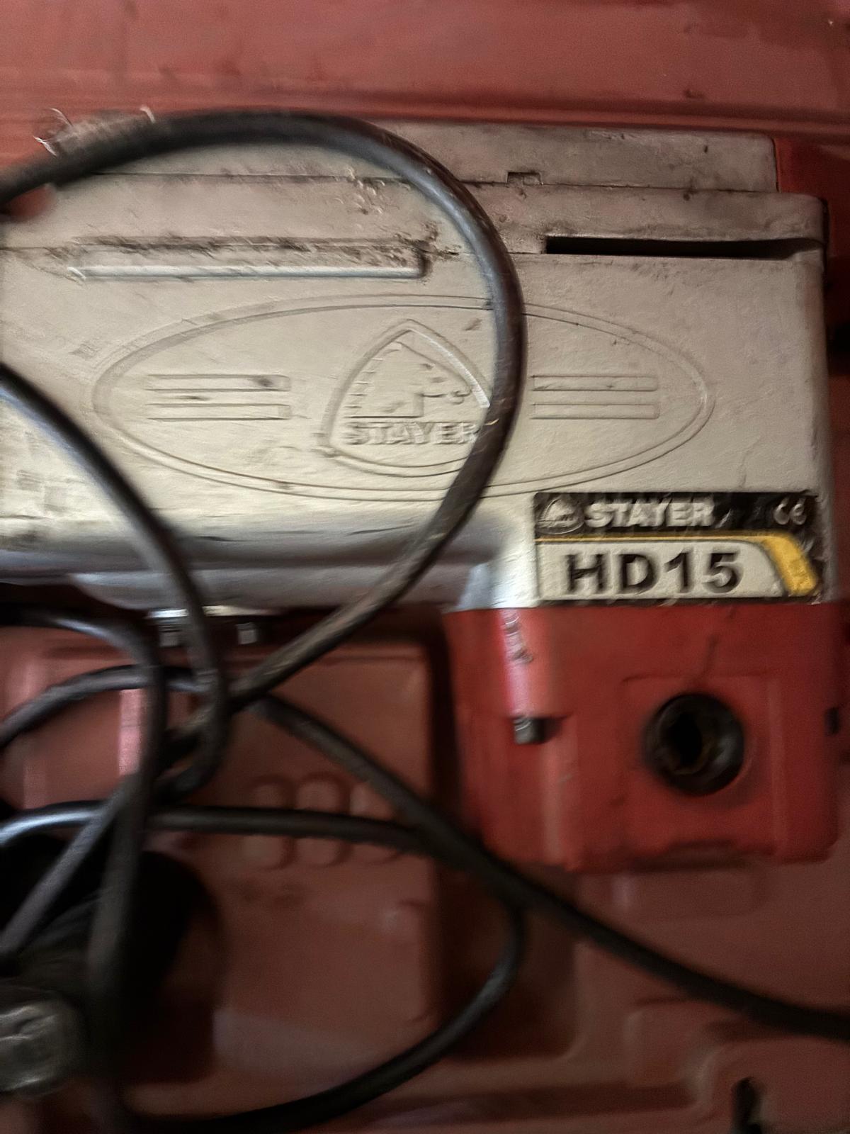 Martillo demoledor Stayer HD15 con maletín | Herramienta profesional | Venta por jubilación