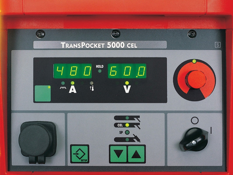 Soldadora Fronius TransPocket 5000 CEL Inverter – Electrodo y TIG – Revisada