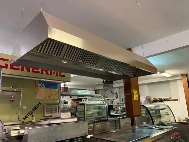 Campana Extractora Industrial ANGELO PO Gran Formato 280CM – NUEVA EN LA CAJA