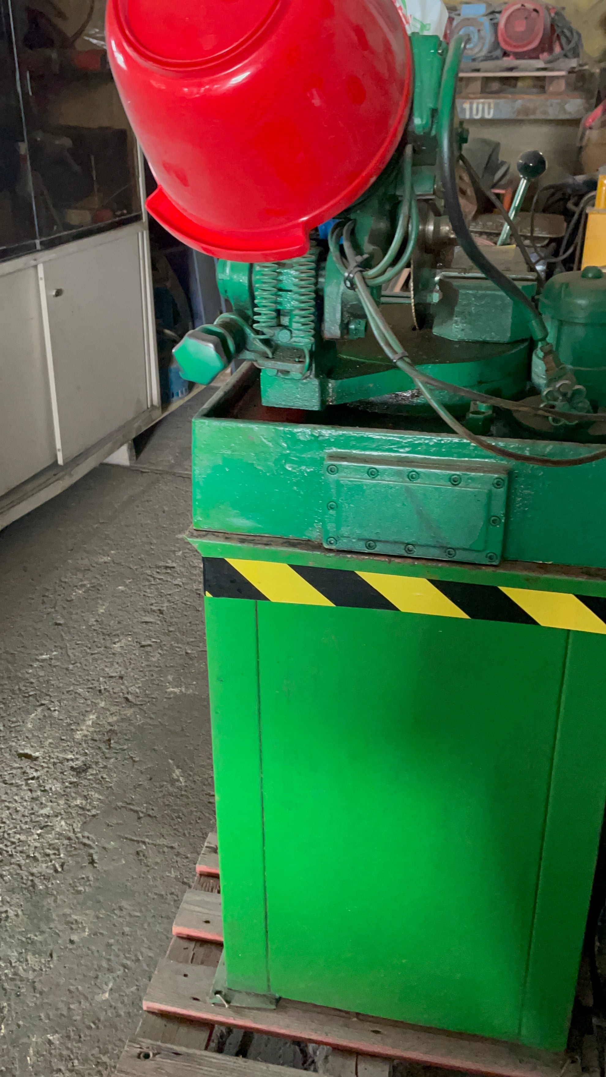 Tronzadora de disco industrial profesional para corte de metal y perfiles