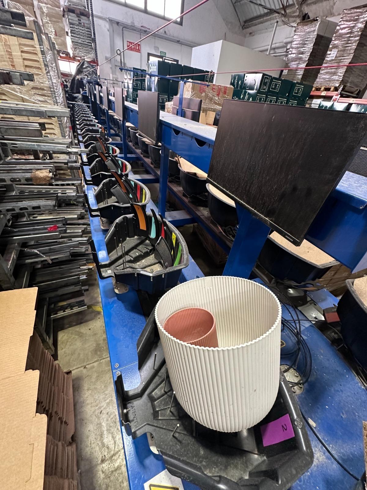 MAQUINA DE RAMOS MECAFLOR MBV 12M-16 | 1.200 Ramos/Hora | Producción Floral Industrial | Ocasión