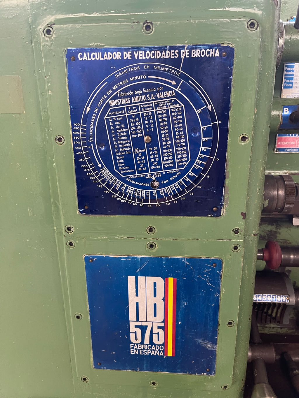 Torno AMUTIO-CAZENEUVE HB575/3000