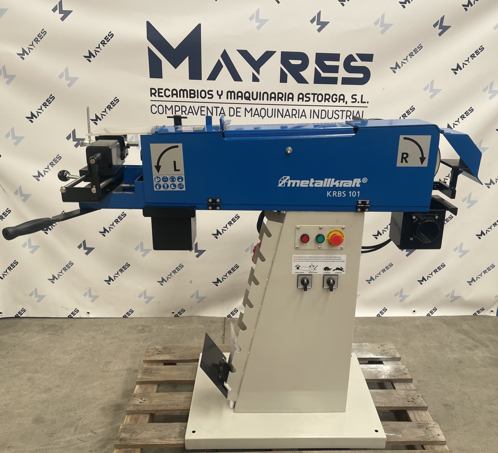 Lijadora de banda METALKRAFT KRBS 101