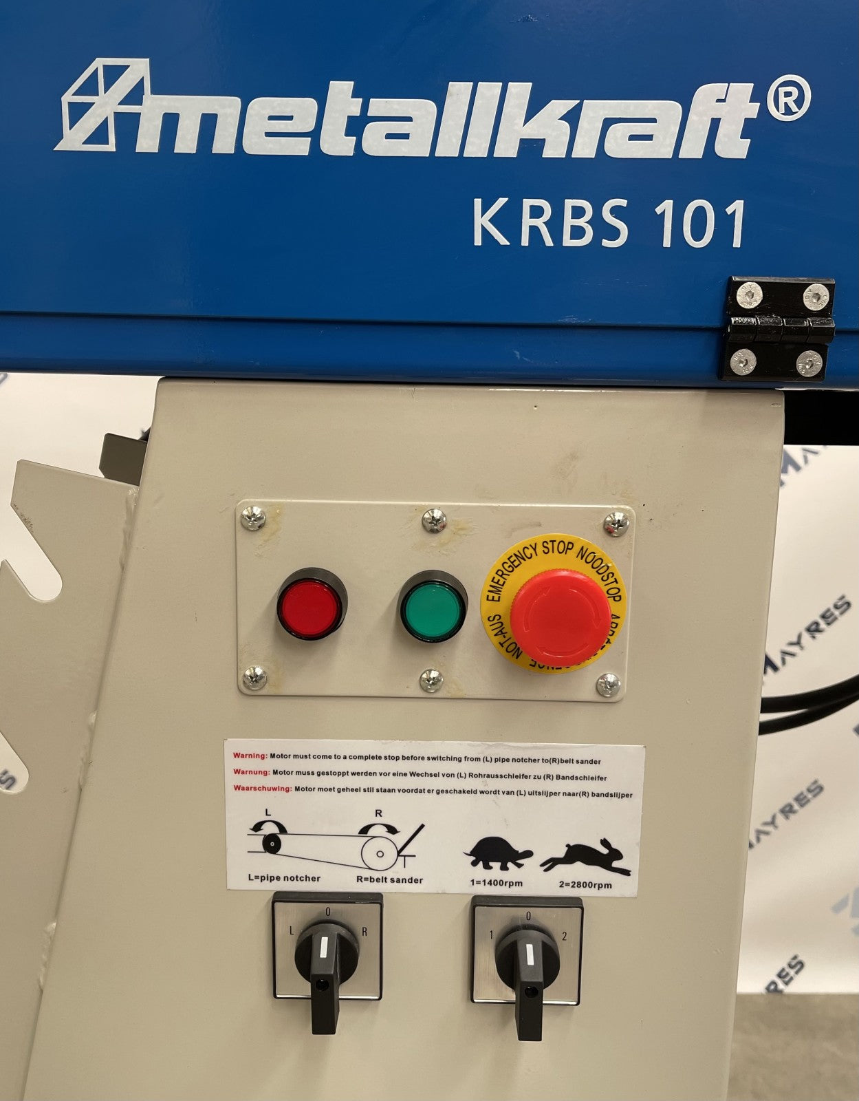 Lijadora de banda METALKRAFT KRBS 101