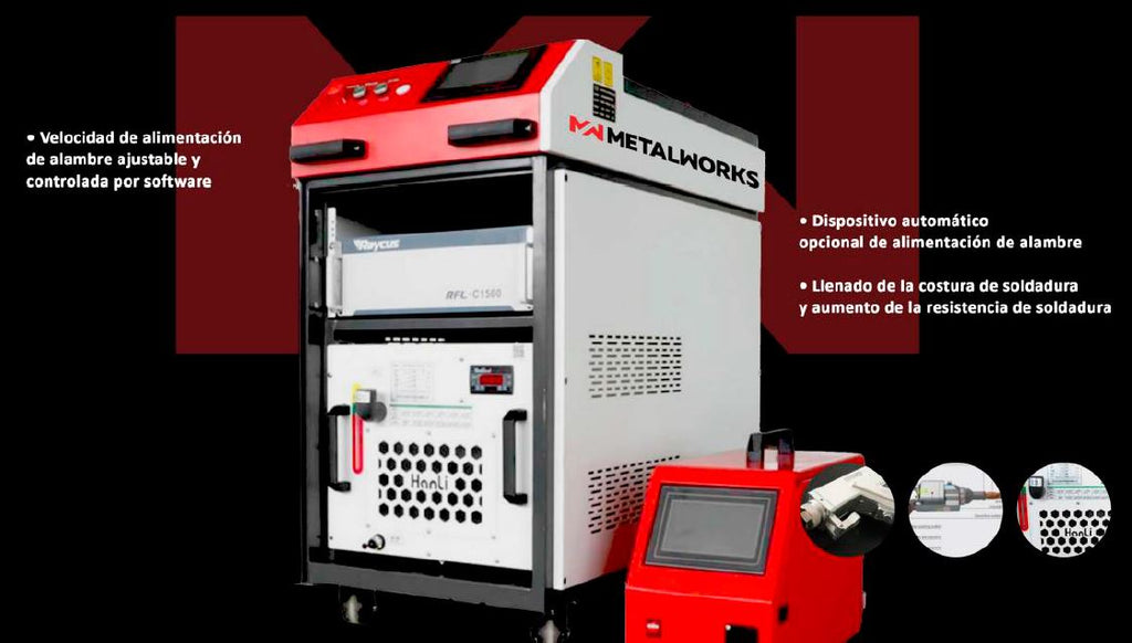 Máquina de soldadura láser de fibra METALWORKS VLW