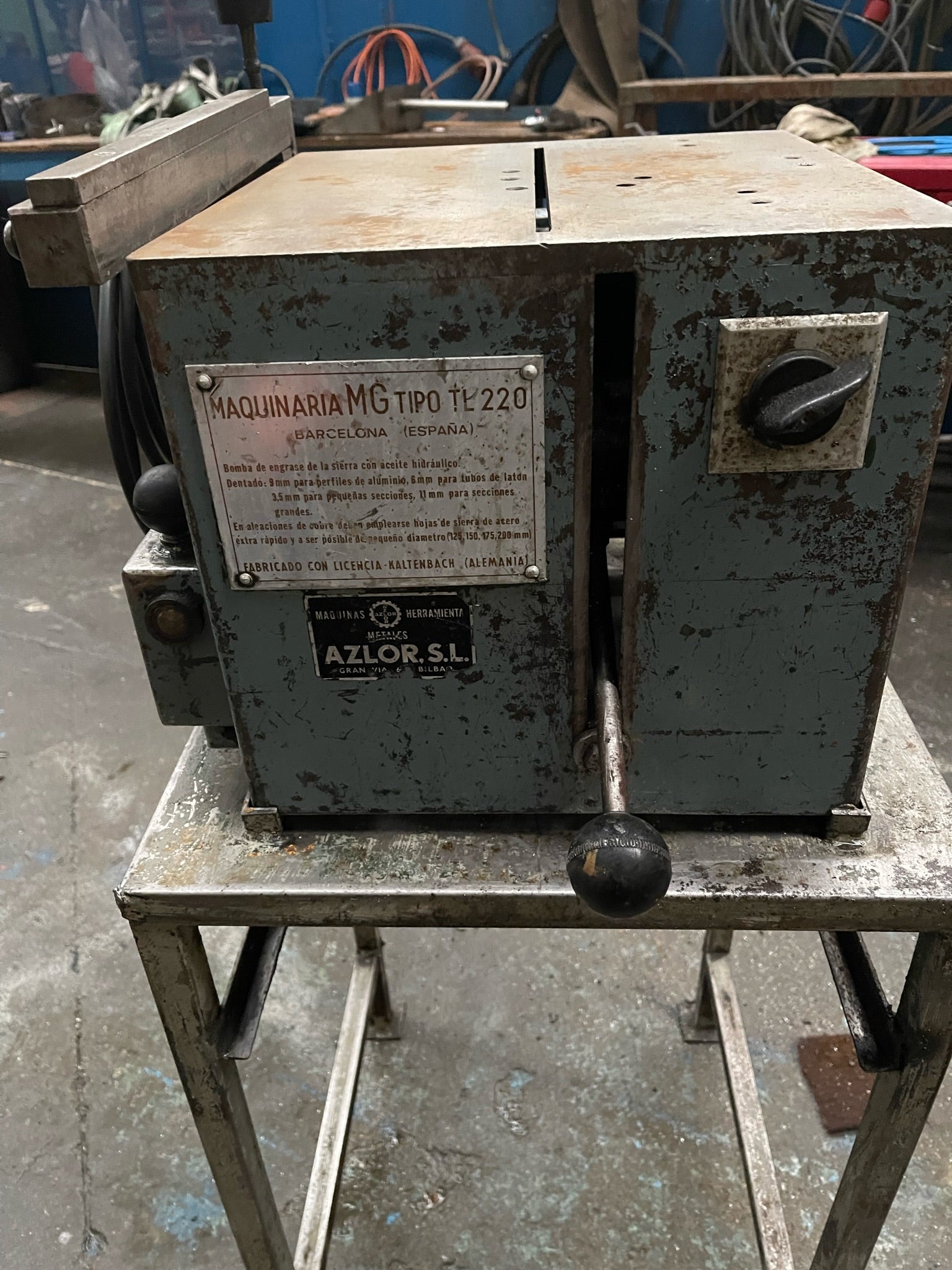 Tronzadora de Aluminio MG TL-220