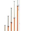 Puntal de Aluminio 2600mm – 4800mm