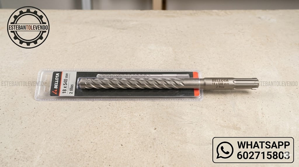 Broca Bellota SDS Plus 2 Filos (24 x 460 mm) - ¡NUEVA!